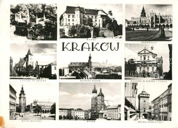 Krakow Krakau Rathaus Barbakan Wawel Sukennice