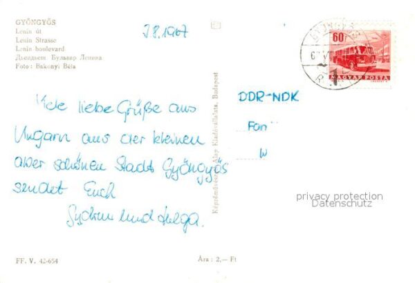 Gyoengyoes Lenin Strasse – Bild 2