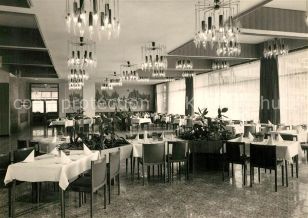 Oberhof Thueringen Interhotel Panorama Restaurant Rennstei