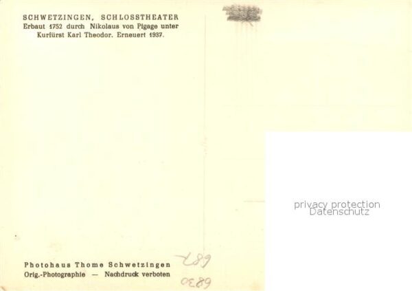 Schwetzingen Schloßtheater – Bild 2
