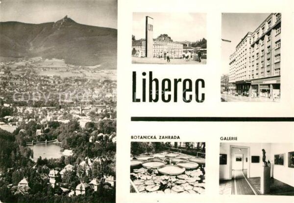 Liberec Fliegeraufnahme Reichenberg