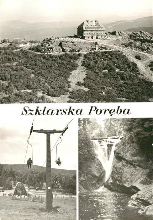 Szklarska Poreba Berghaus Sessellift Wasserfall