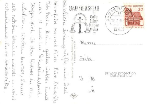 Bad Hersfeld Stiftsruine Kurpark Badehaus – Bild 2