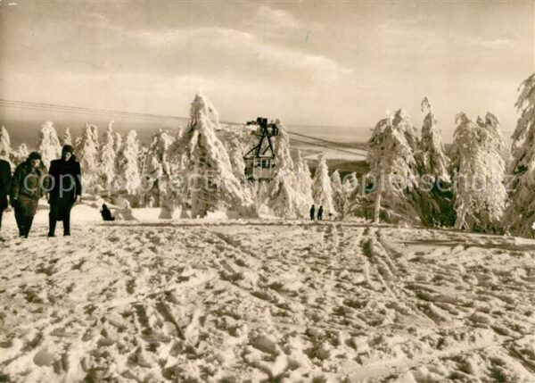 Oberwiesenthal Erzgebirge Fichtelberg Seilbahn