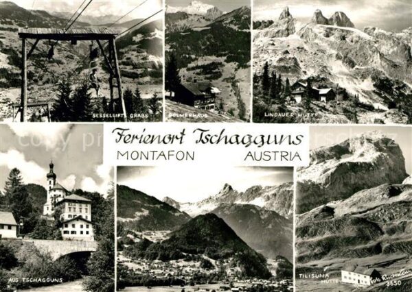 Tschagguns Vorarlberg Sessellift Grabs Lindauer-Hütte Domerha