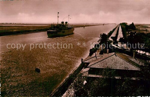 Dampfer Oceanliner Egypte Canal de Suez