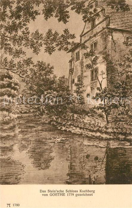 Goethe Johann Wolfgang von Steinsche Schloss Kochberg Verlag-Acker