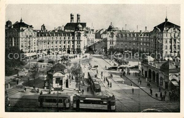 Strassenbahn München Stachus Karlstor