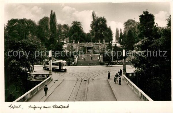 Strassenbahn Erfurt Stadtpark