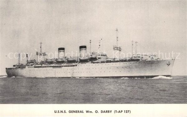 Dampfer Oceanliner U.S.N.S. Wm. O. Darby