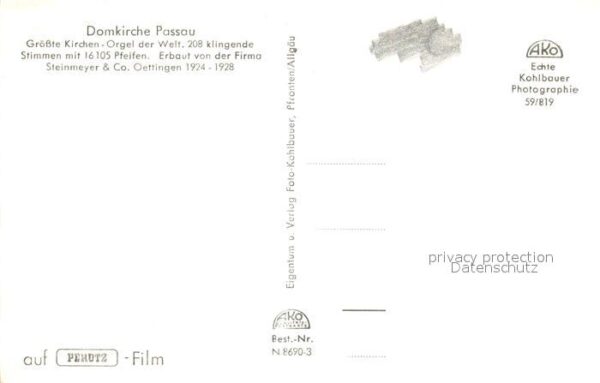 Kirchenorgel Dom Passau – Bild 2