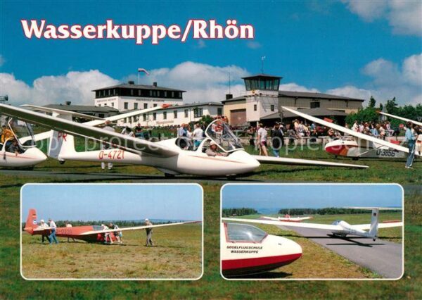 Segelflug Gliding Vol-Voile Vuolo-a-Vela Wasserkuppe Rhön