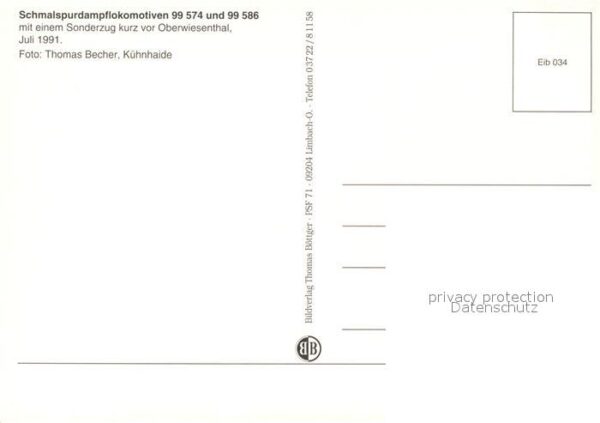 Lokomotive Schmalspurdampflokomotiven 99 574 und 9 – Bild 2