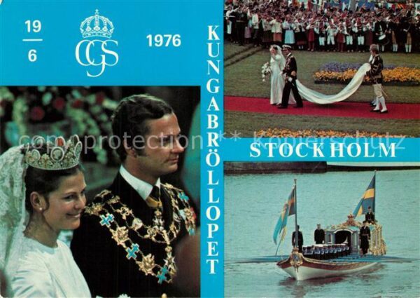 Adel Schweden Hochzeit König Carl XVI Gustaf Königin