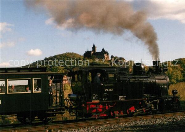 Lokomotive Malletlok 99 6101 Schloss Wernigerode