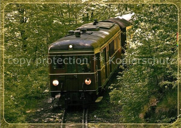 Eisenbahn Personenzug Triebwagen NWE T3 Wernigero