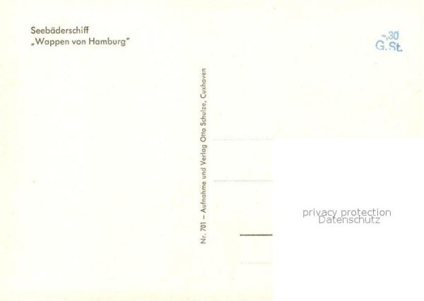 Motorschiffe Seebäderschiff Wappen von Hamburg – Bild 2