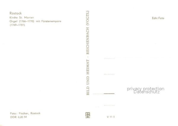Kirchenorgel Rostock Kirche St. Marien – Bild 2