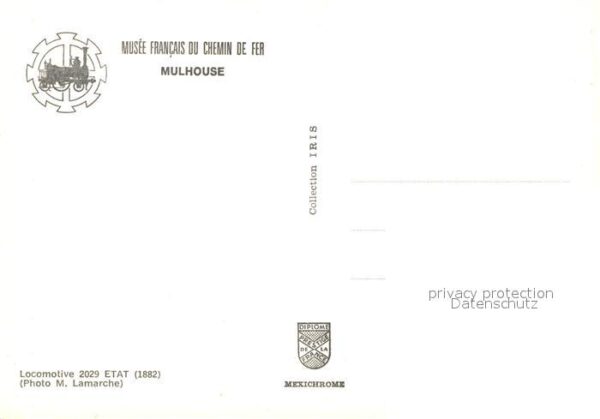 Lokomotive 2029 ETAT Musee Chemin de Fer Mulhouse – Bild 2