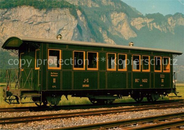 Eisenbahn Personenwagen BC 3 1452 Jura-Simplon-Ba