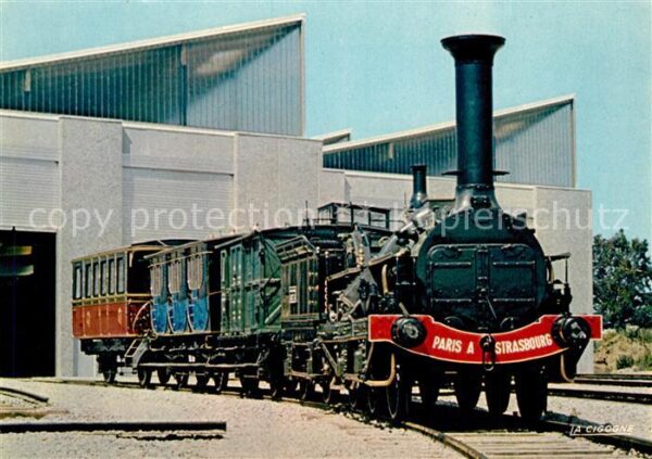 Lokomotive Paris a Strasbourg