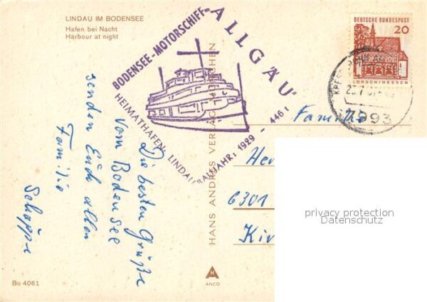 Motorschiffe Konstanz Lindau Bodensee Hafen – Bild 2