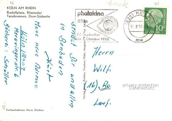 Strassenbahn Dampfer Köln Rudolfplatz Tanzbrunnen Do – Bild 2