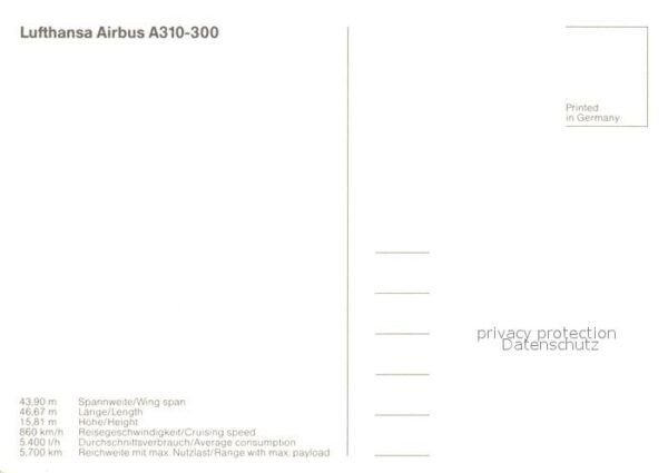 Lufthansa Airbus A310-300 – Bild 2