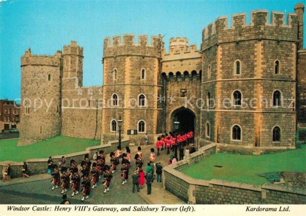 Leibgarde Wache Windsor Castle Henry VIII's Gateway Sal