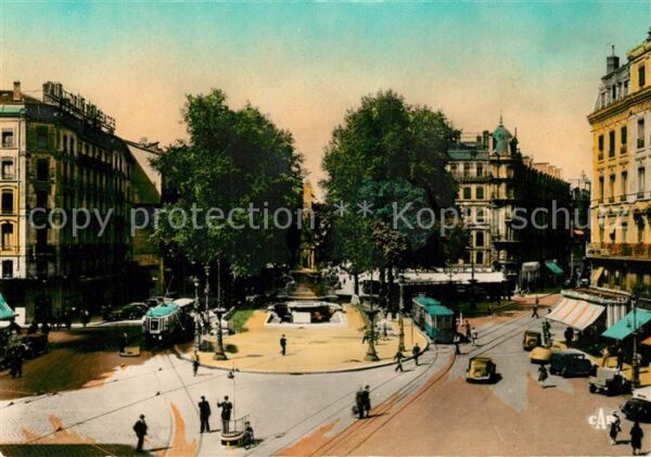 Strassenbahn Lyon Place de la Republique