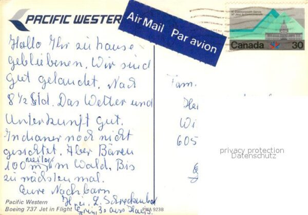 Flugzeuge Zivil Pacific Western Boeing 737 – Bild 2