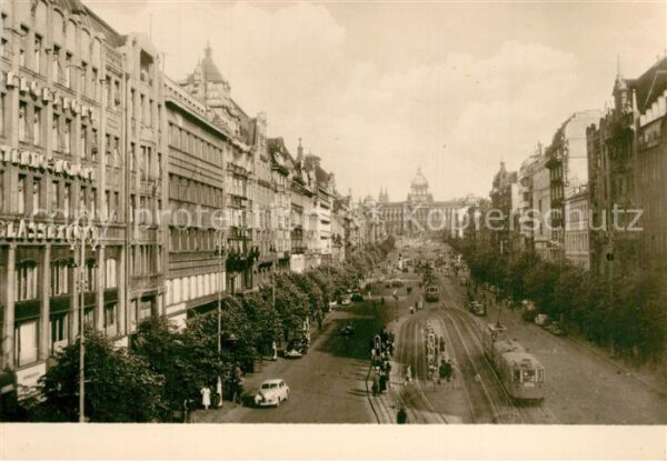 Strassenbahn Praha Vaclavske Namesti