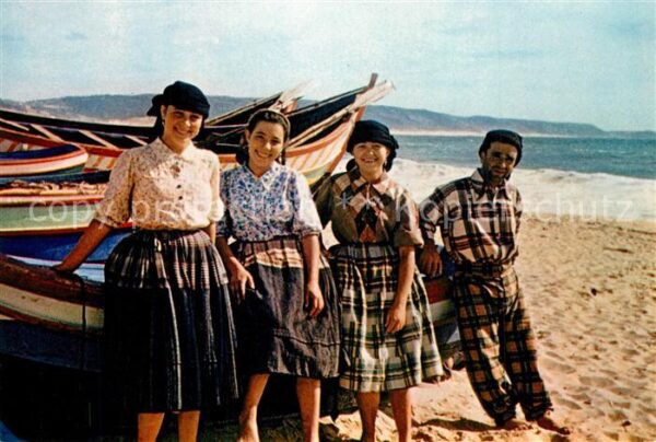 Fischerei Portugal Mulheres Pescador Praia da Naz