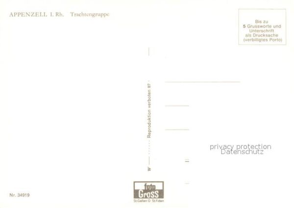 Trachten Schweiz Appenzell – Bild 2