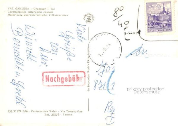 Trachten Italien Val Gardena Grödner Tal – Bild 2
