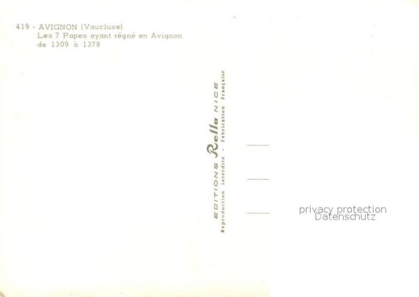 Papst Avignon Clement V Jean XXII Gregoire XI – Bild 2