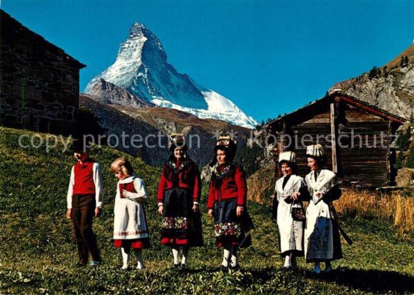 Trachten Schweiz Winkelmatten Zermatt Matterhorn