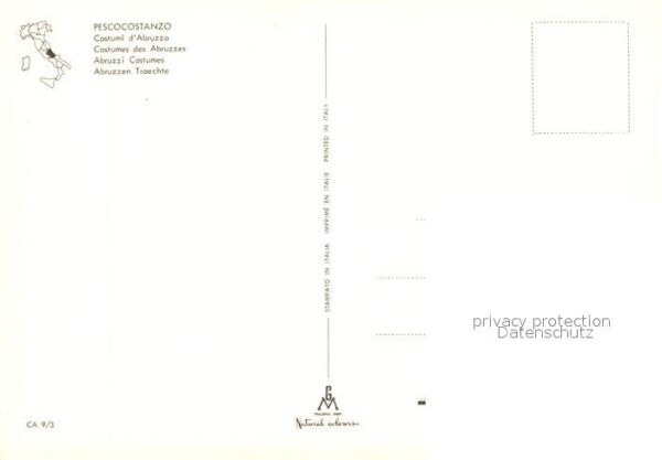Trachten Italien Abruzzo Pescocostanzo Handarbeit – Bild 2