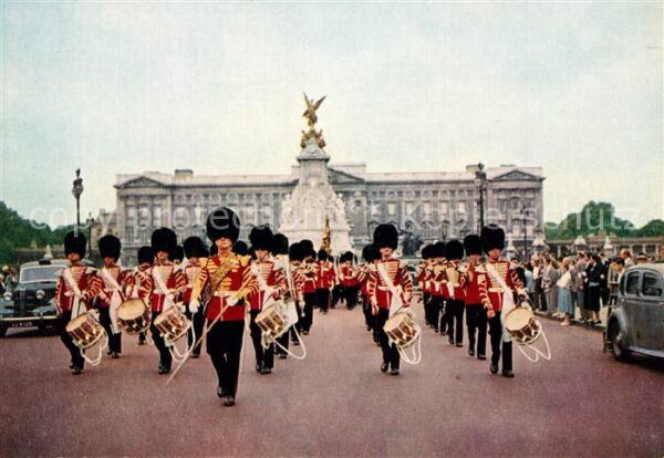 Leibgarde Wache Guards Band Buckingham Palace London Tr