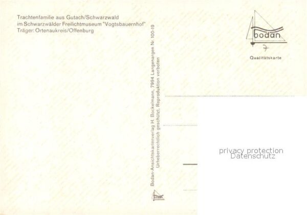 Trachten Schwarzwald Trachtenfamilie Gutach Freilichtmuseum – Bild 2