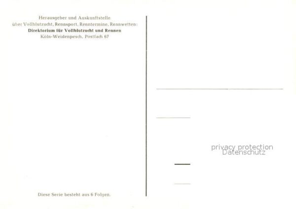 Pferdesport Pferderennen Reitsport Rennfarben deutscher Vollblutzüchter Wa – Bild 2