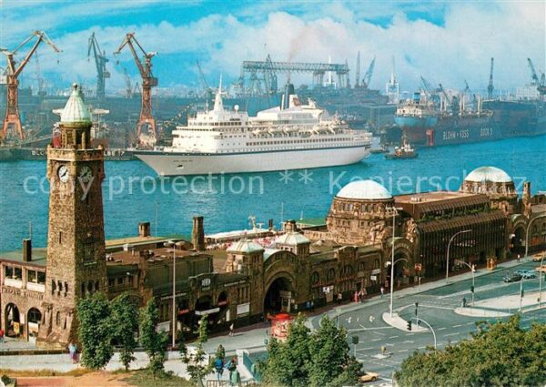Schiffe Ships Navires Hamburg Landungsbrücke