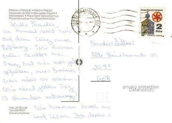 Praha Prahy Prague Vaclavske Namesti Wenzelsplatz – Bild 2