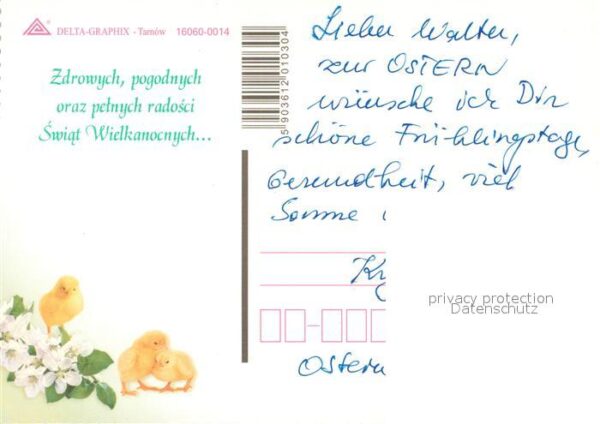 Ostern Easter Paques Küken Ostereier Stiefmütterchen Weidenk – Bild 2