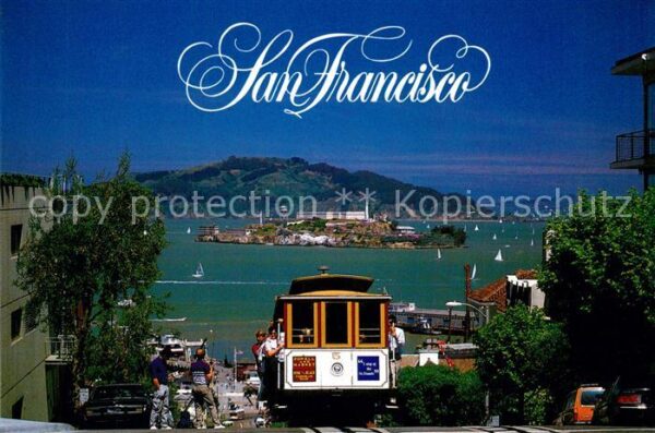 Strassenbahn San Francisco Cable Car Hyde Street Hil