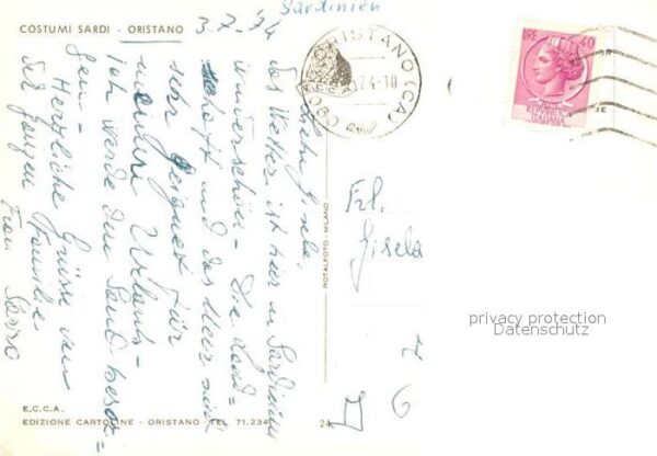 Trachten Italien Costumi Sardi Sardegna Oristano – Bild 2