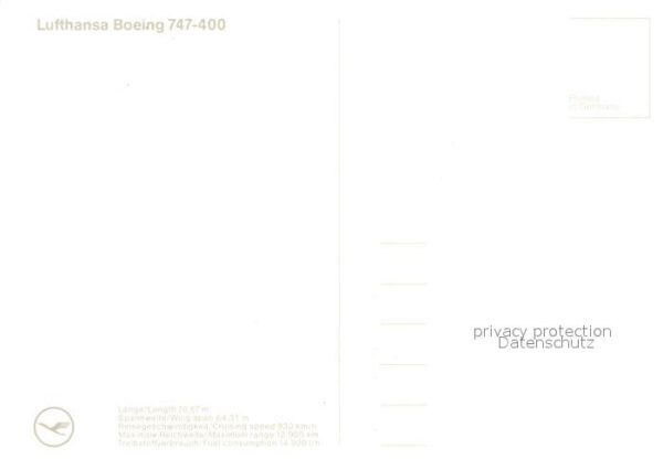 Lufthansa Boeing 747-400 – Bild 2