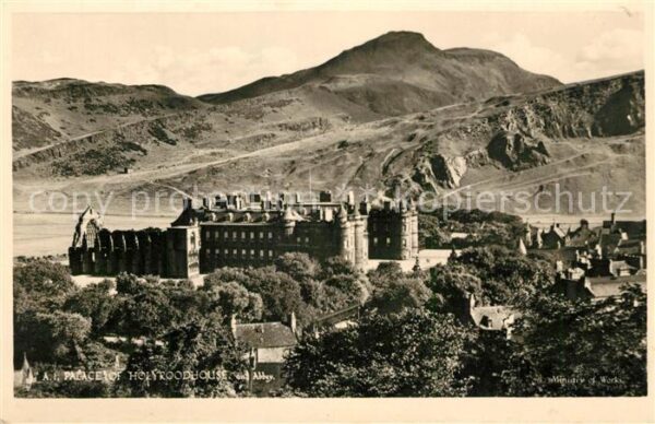 Edinburgh Scotland Palace of Holyroodhouse and Abbey