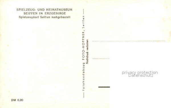 Seiffen Erzgebirge Spielzeugdorf Seiffen nachgebastelt – Bild 2