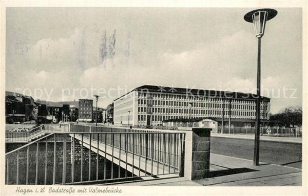Hagen Westfalen Badstrasse Volmebrücke
